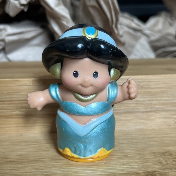 Fisher-Price Other - Fisher Price Little People Disney Princess Shinny‎ Jasmine Figure 2012 Chunk